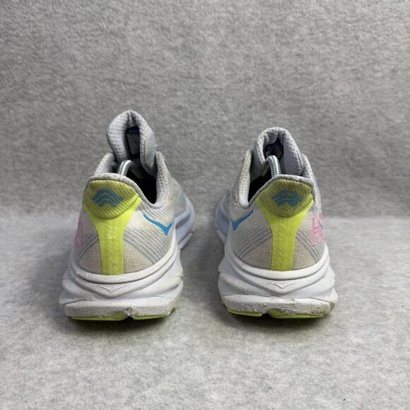 Hoka One One Womens Shoes Size 9.5 Clifton 9 Blue Running Sneakers 1127896 GLLS - Picture 5 of 10